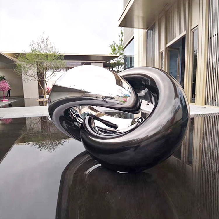 Stainless Steel Sculpture of Art Abstract Metal Outdoor Decoration