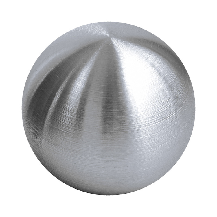 Brushed Polished Stainless Steel Hollow Spheres 150mm M8 Holes